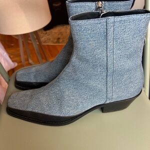 Diesel Men’s Denim Blue Ankle Boots